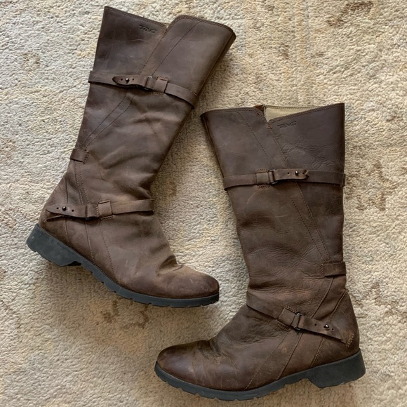 Teva Waterproof Leather Riding Boot - Picture 1 of 4